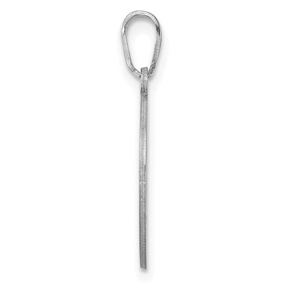 Klein Sterlingsilber Rhodiniert Fantasie Schreibschrift Buchstabe Y Initiale Anhänger