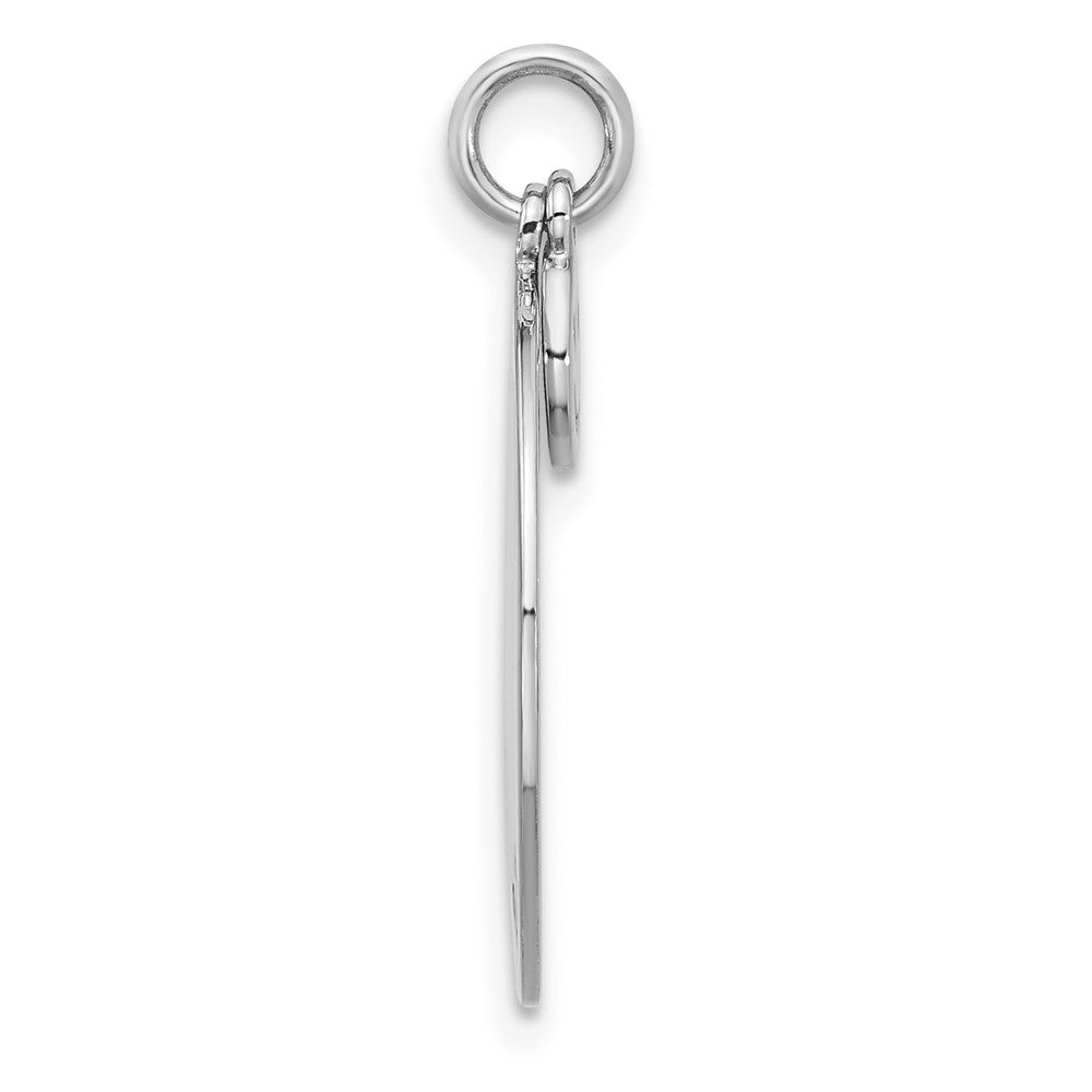 Sterlingsilber Rhodiniert Emailliert Thoughts Of You. Anhänger
