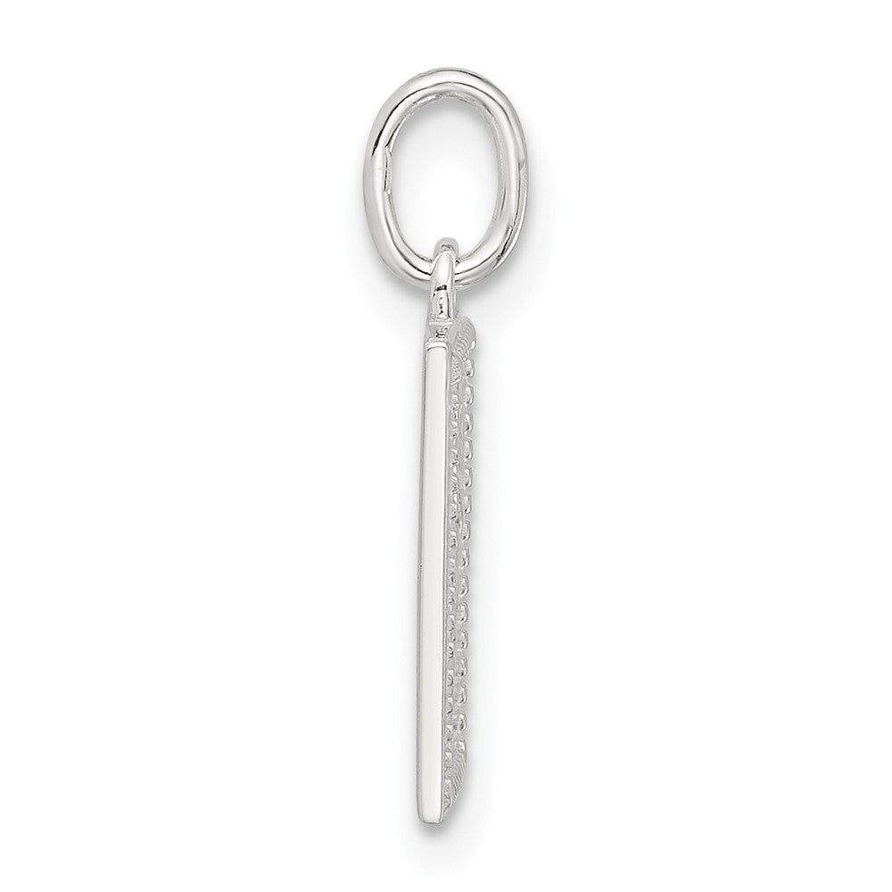 Sterlingsilber E-coated Rose Charm