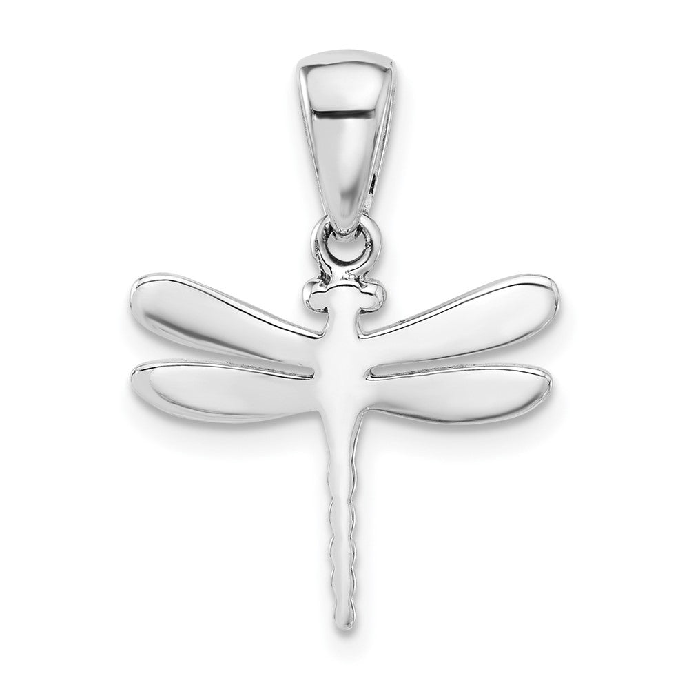 Sterlingsilber Rhodiniert Oxidiert Libelle Anhänger