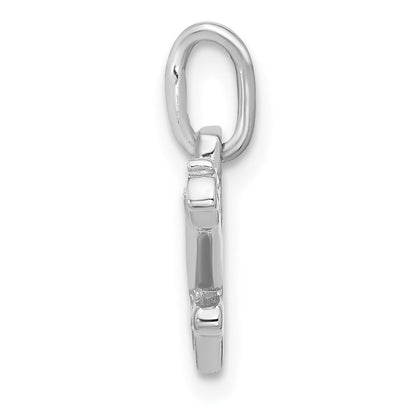 Sterlingsilber Rhodiniert Electric Gitarre Charm Anhänger