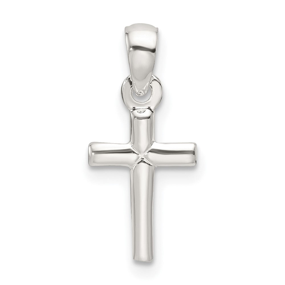 Sterlingsilber Poliert Kreuz Anhänger