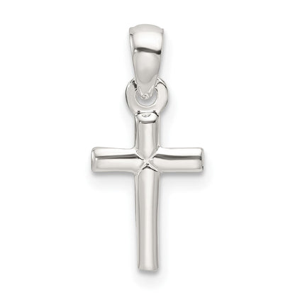 Sterlingsilber Poliert Kreuz Anhänger