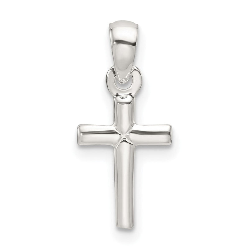 Sterlingsilber Poliert Kreuz Anhänger