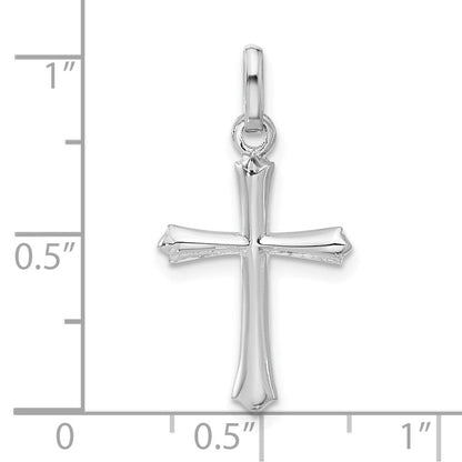 Sterlingsilber Rhodiniert Kreuz Anhänger