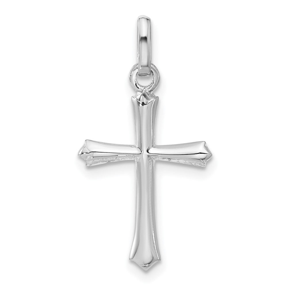 Sterlingsilber Rhodiniert Kreuz Anhänger