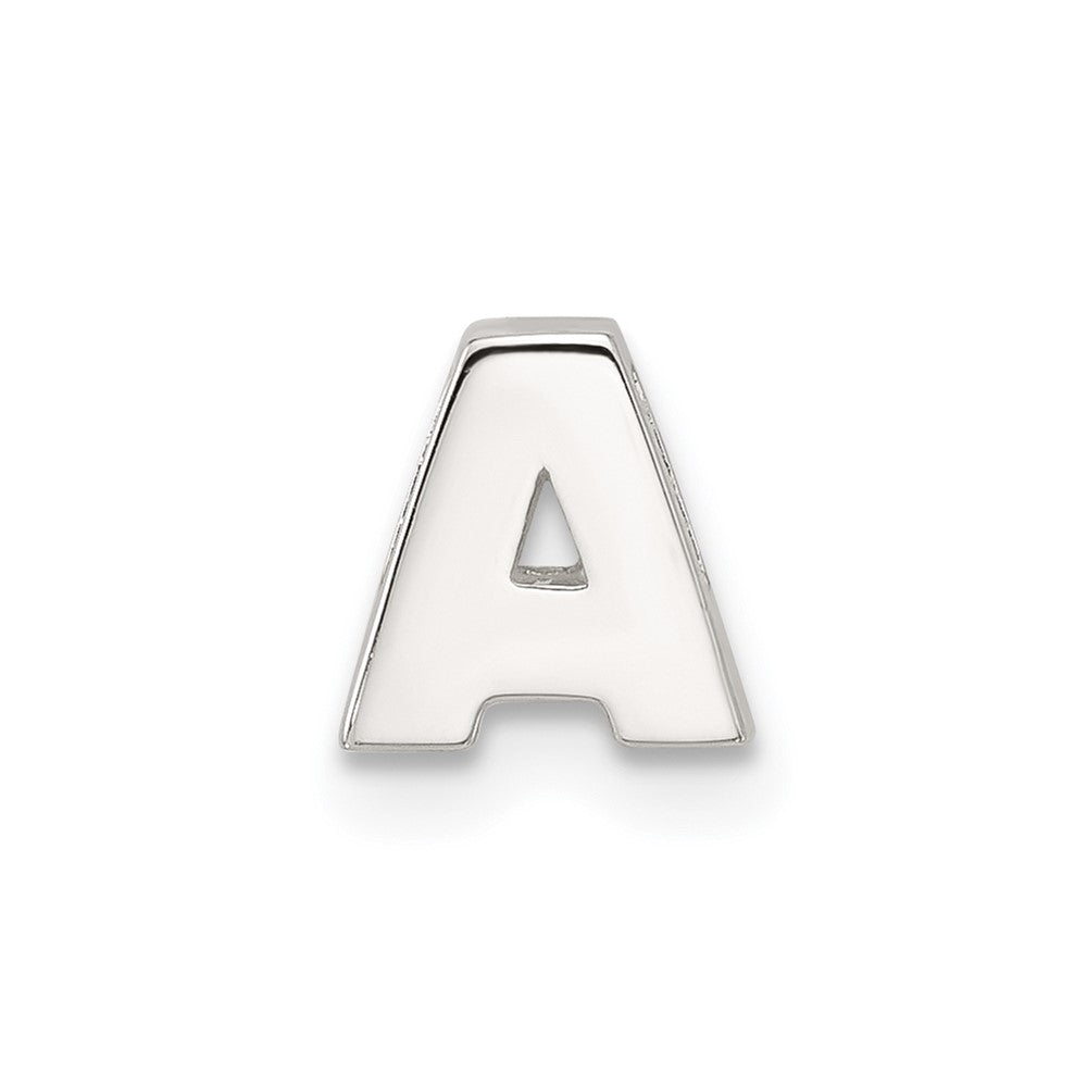 Sterlingsilber E-coated Buchstabe Anhänger Charm