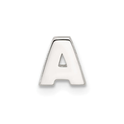 Sterlingsilber E-coated Buchstabe Anhänger Charm