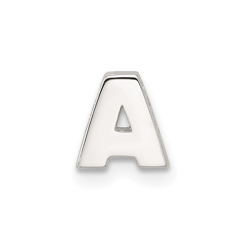 Sterlingsilber E-coated Buchstabe Anhänger Charm