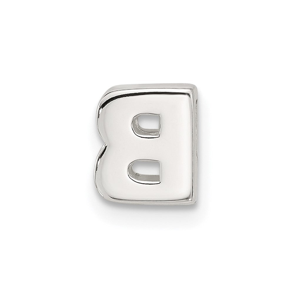 Sterlingsilber E-coated Buchstabe B Anhänger Charm