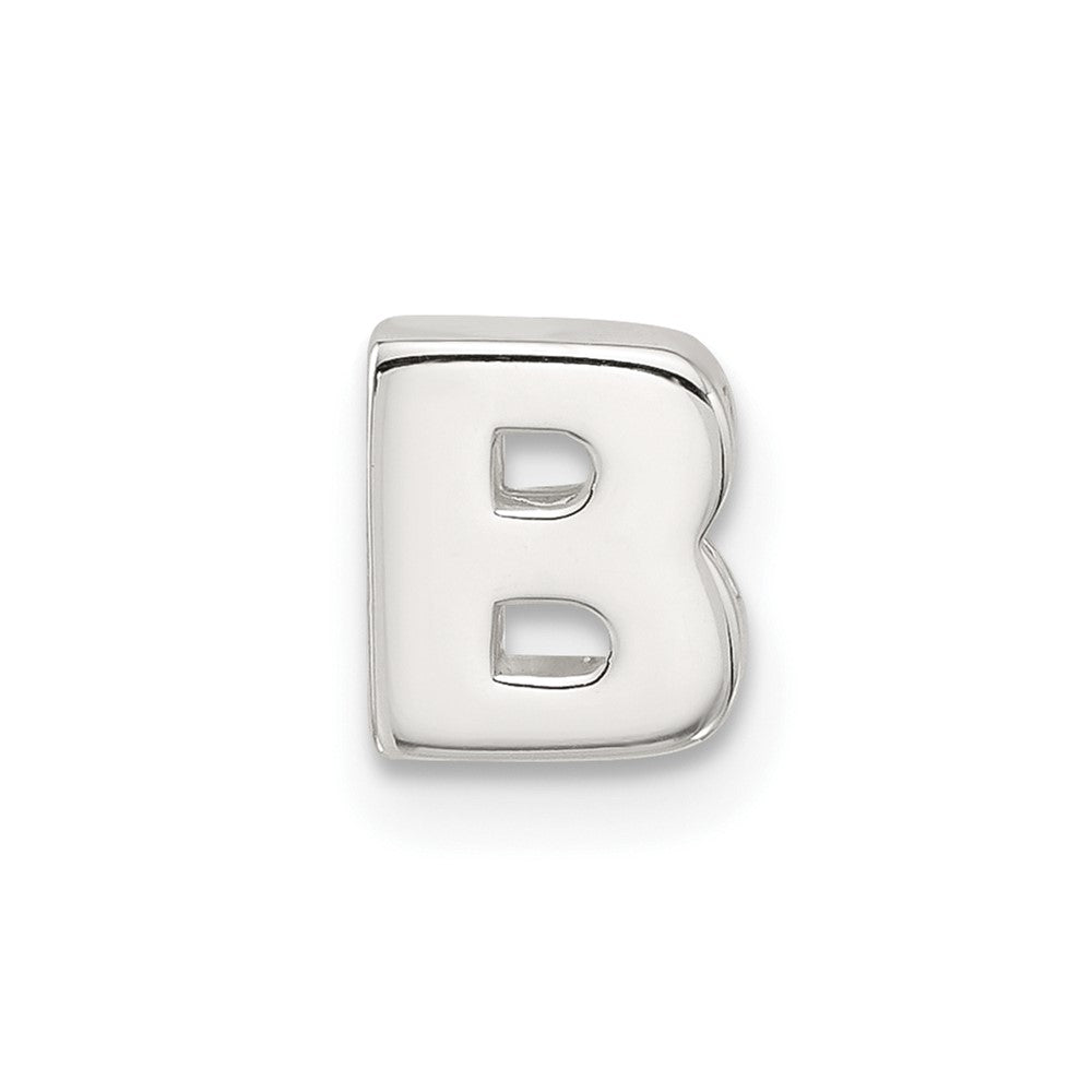 Sterlingsilber E-coated Buchstabe B Anhänger Charm