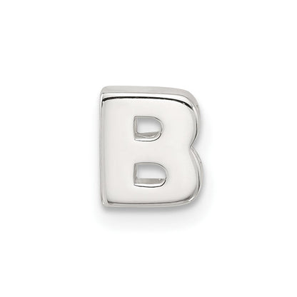 Sterlingsilber E-coated Buchstabe B Anhänger Charm