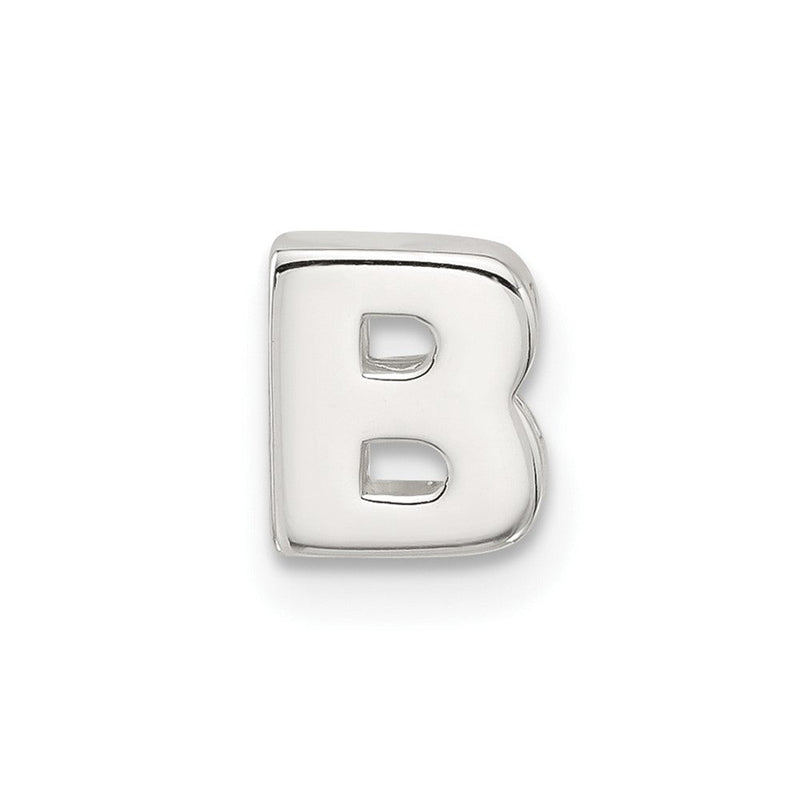 Sterlingsilber E-coated Buchstabe B Anhänger Charm