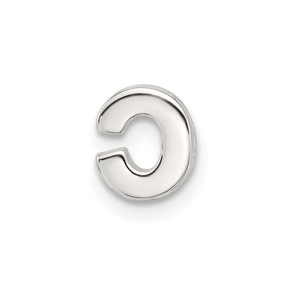 Sterlingsilber E-coated Buchstabe C Anhänger Charm