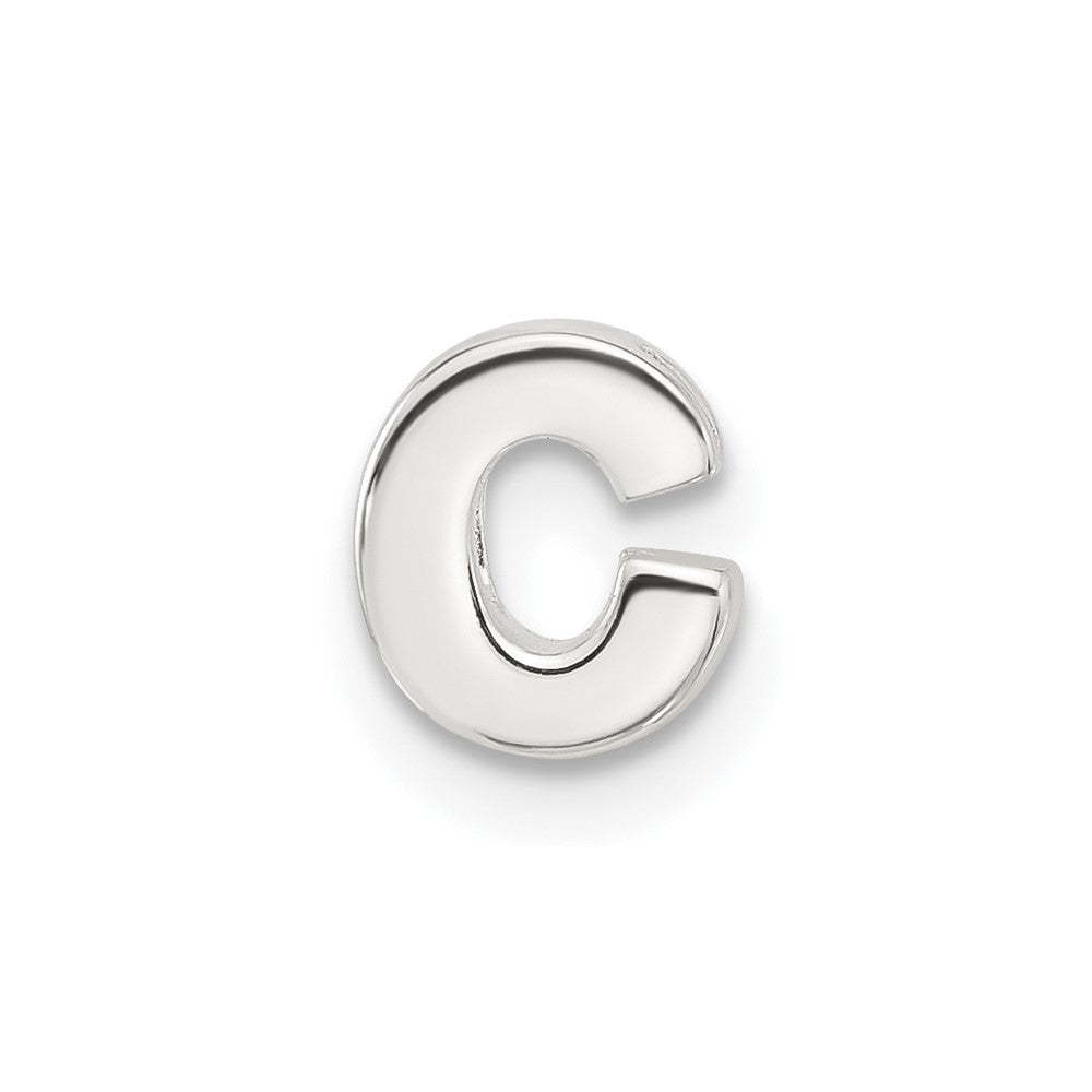 Sterlingsilber E-coated Buchstabe C Anhänger Charm