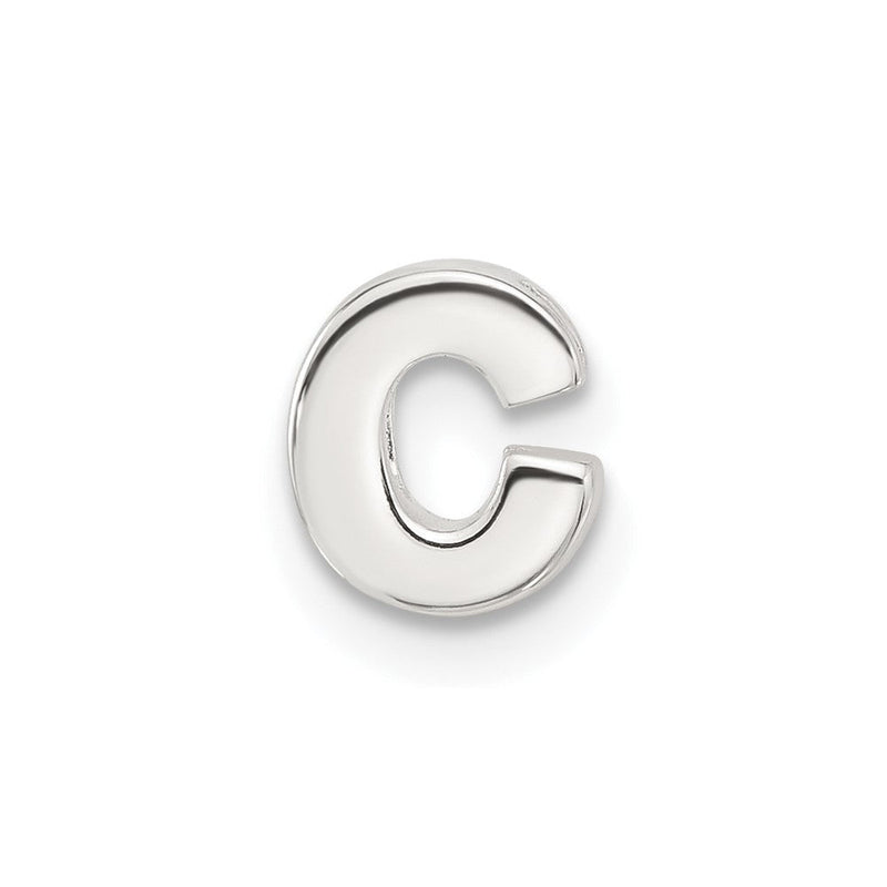Sterlingsilber E-coated Buchstabe C Anhänger Charm