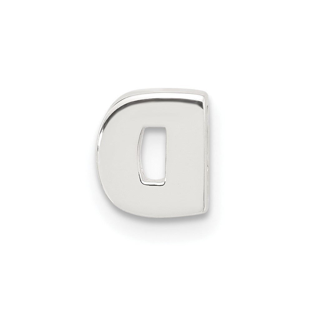 Sterlingsilber E-coated Buchstabe D Anhänger Charm