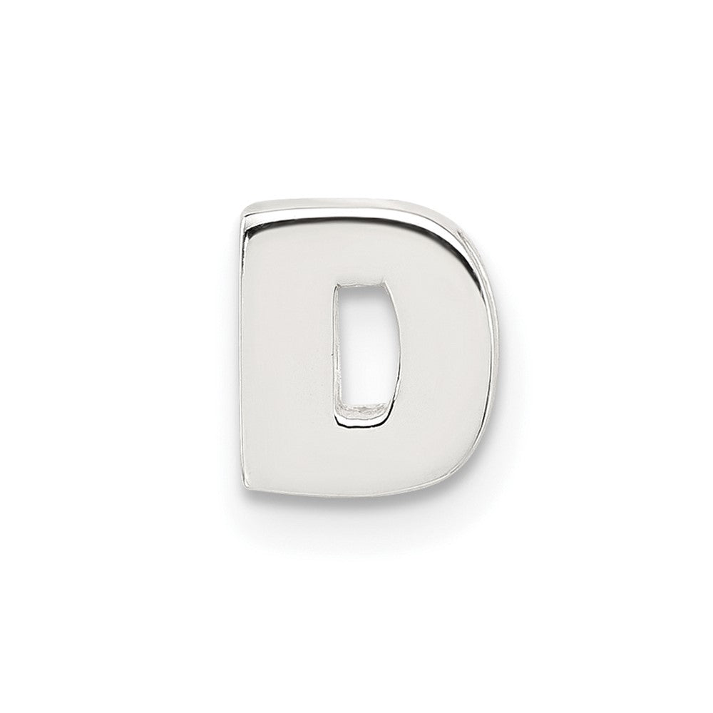 Sterlingsilber E-coated Buchstabe D Anhänger Charm