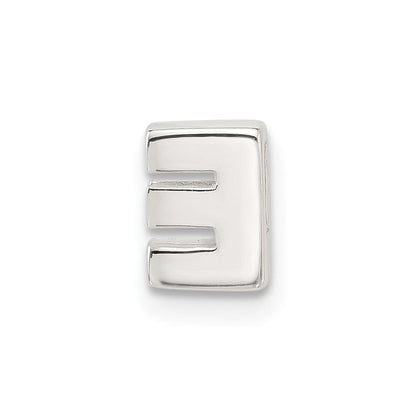 Sterlingsilber E-coated Buchstabe E Anhänger Charm