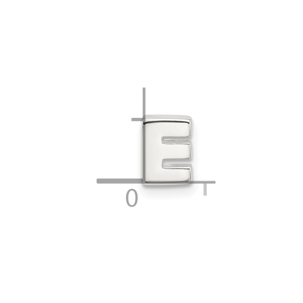 Sterlingsilber E-coated Buchstabe E Anhänger Charm