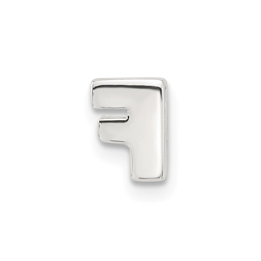 Sterlingsilber E-coated Buchstabe F Anhänger Charm