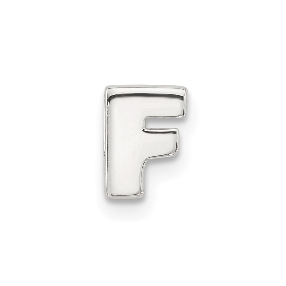 Sterlingsilber E-coated Buchstabe F Anhänger Charm