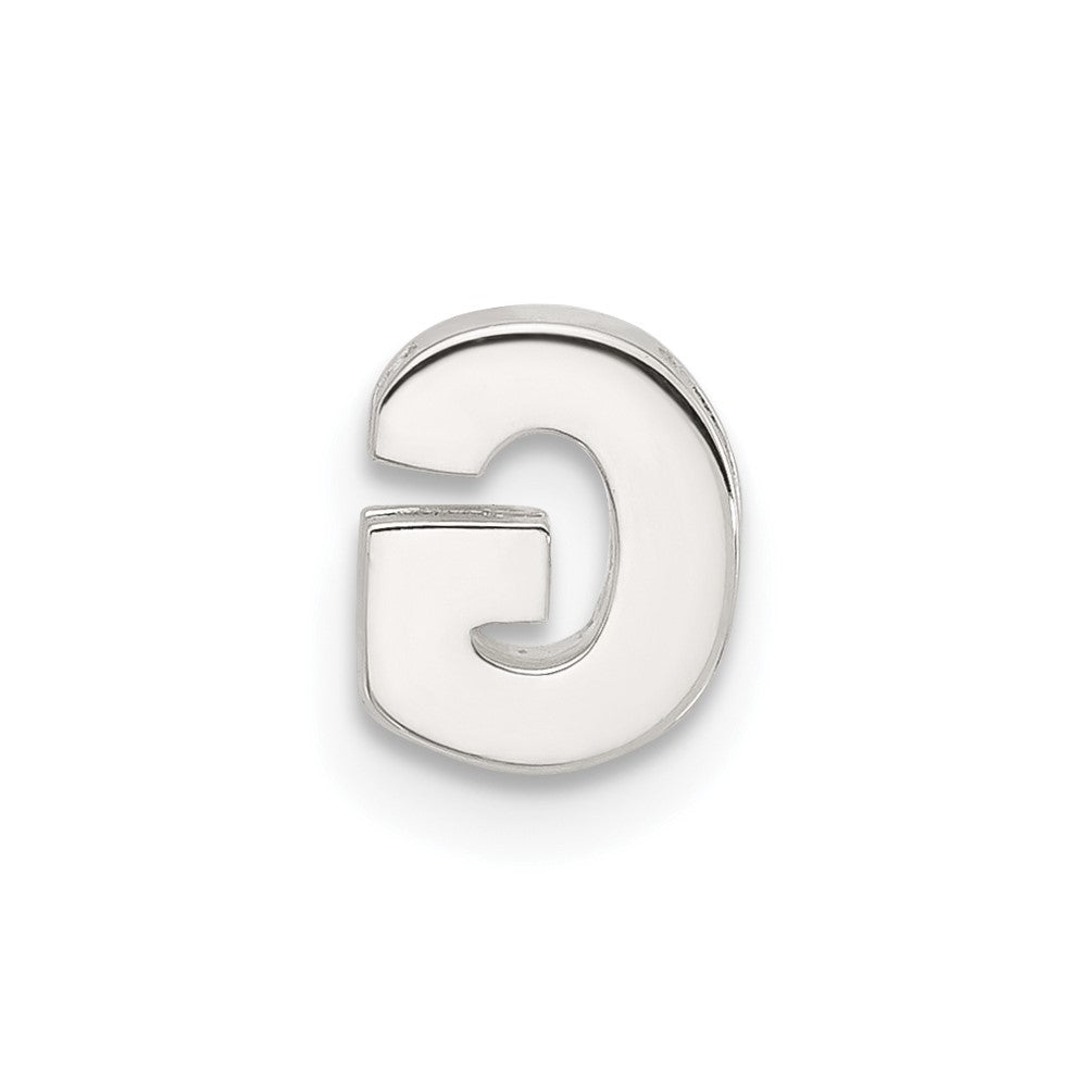 Sterlingsilber E-coated Buchstabe G Anhänger Charm