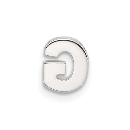 Sterlingsilber E-coated Buchstabe G Anhänger Charm