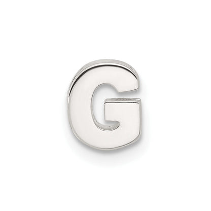 Sterlingsilber E-coated Buchstabe G Anhänger Charm