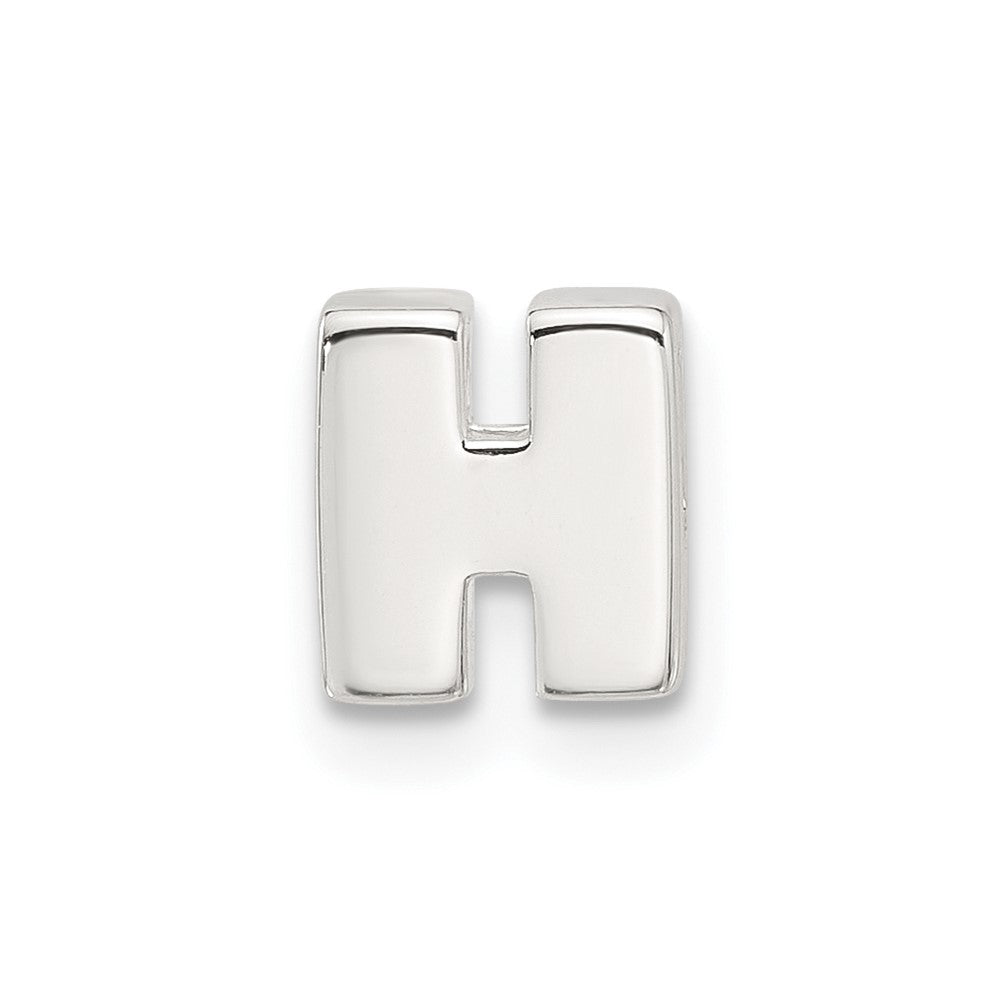Sterlingsilber E-coated Buchstabe H Anhänger Charm