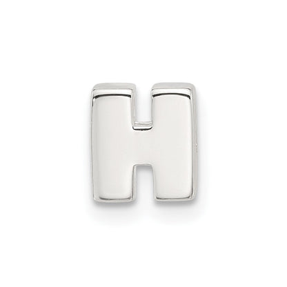 Sterlingsilber E-coated Buchstabe H Anhänger Charm