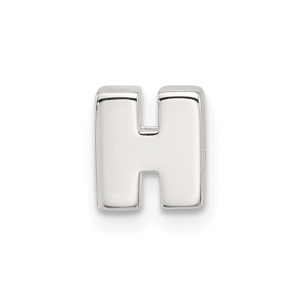 Sterlingsilber E-coated Buchstabe H Anhänger Charm