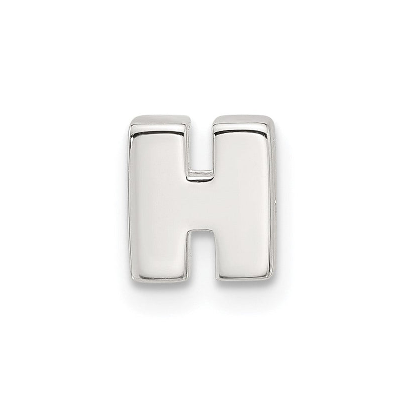 Sterlingsilber E-coated Buchstabe H Anhänger Charm