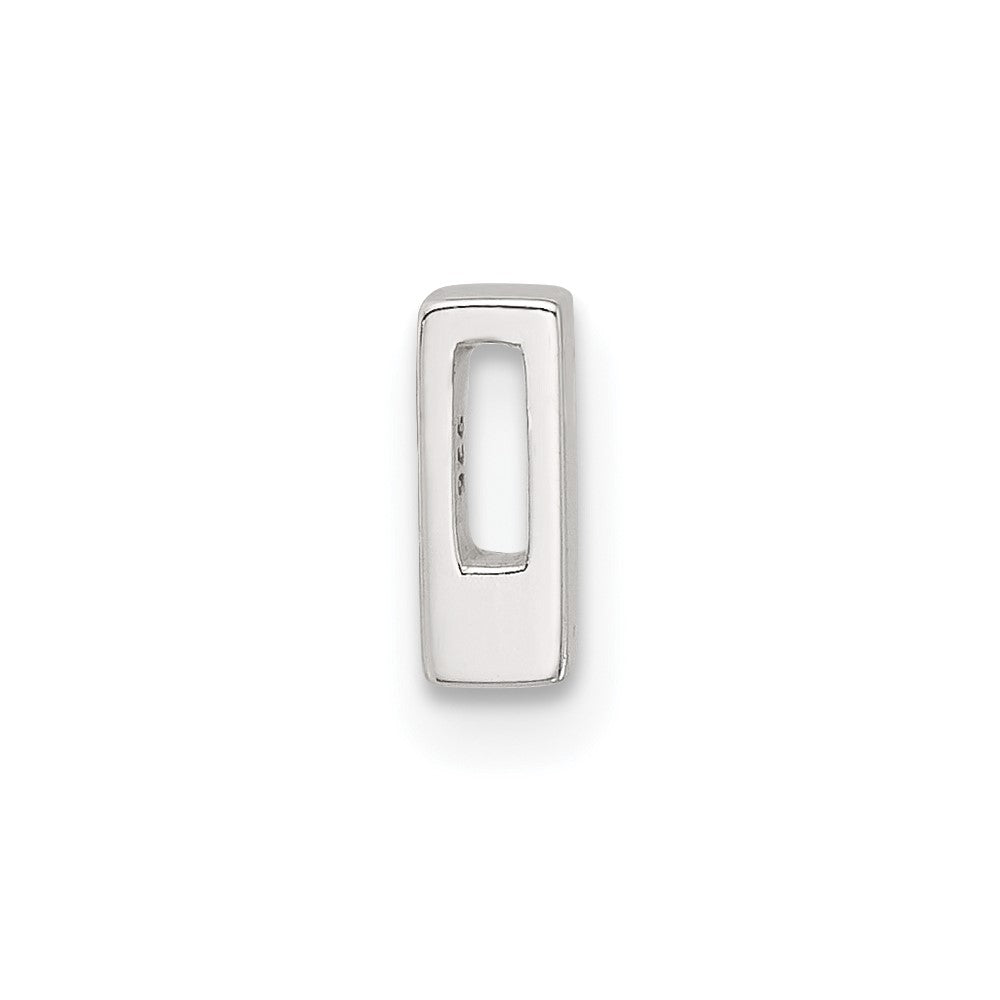 Sterlingsilber E-coated Buchstabe I Anhänger Charm