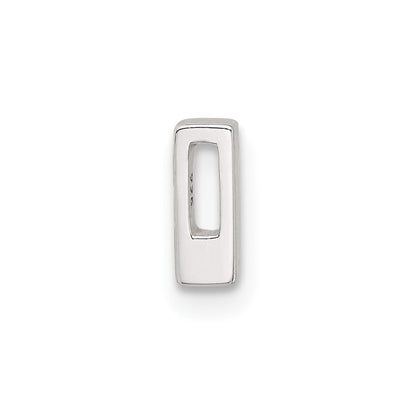 Sterlingsilber E-coated Buchstabe I Anhänger Charm