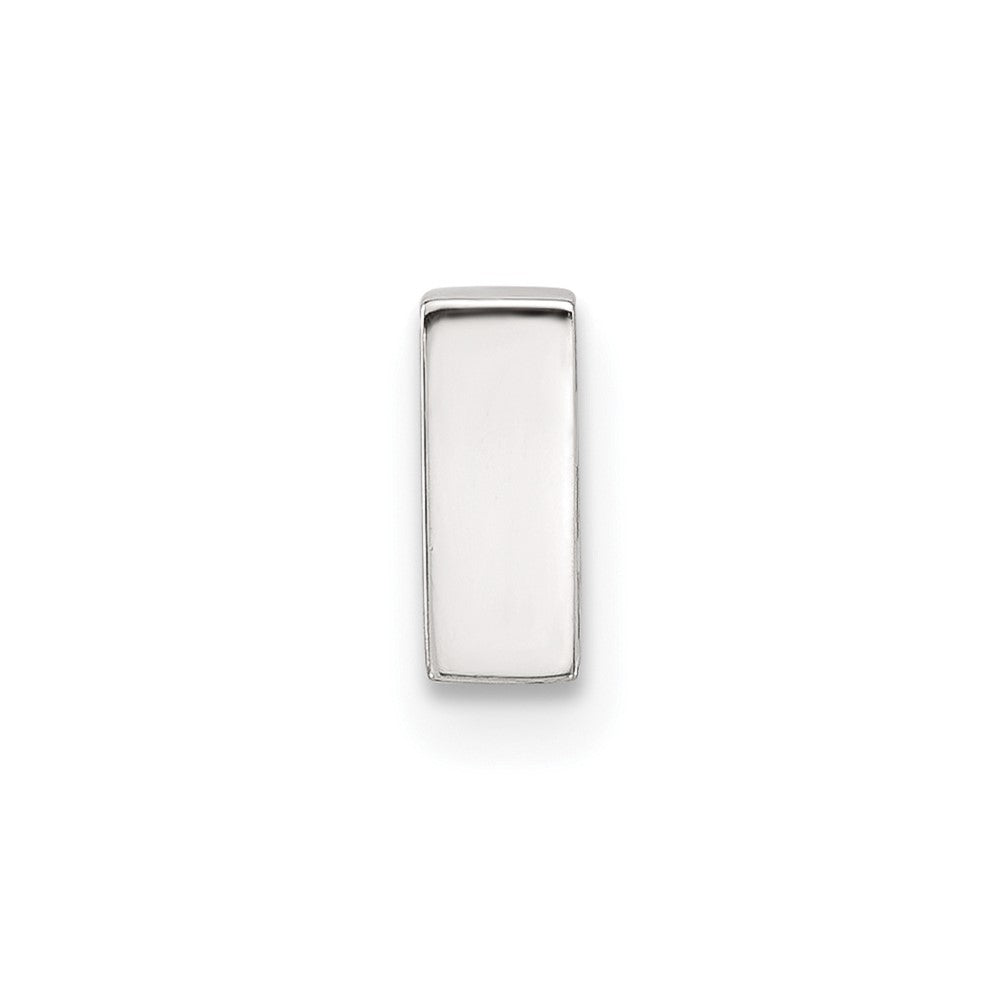 Sterlingsilber E-coated Buchstabe I Anhänger Charm