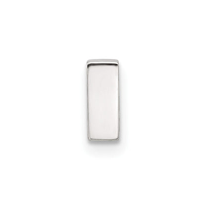 Sterlingsilber E-coated Buchstabe I Anhänger Charm