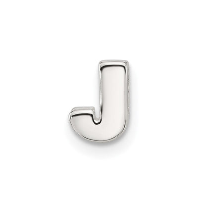 Sterlingsilber E-coated Buchstabe J Anhänger Charm