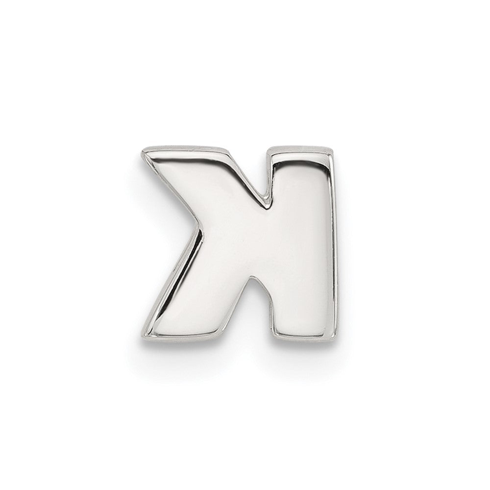 Sterlingsilber E-coated Buchstabe K Anhänger Charm