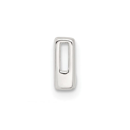Sterlingsilber E-coated Buchstabe L Anhänger Charm
