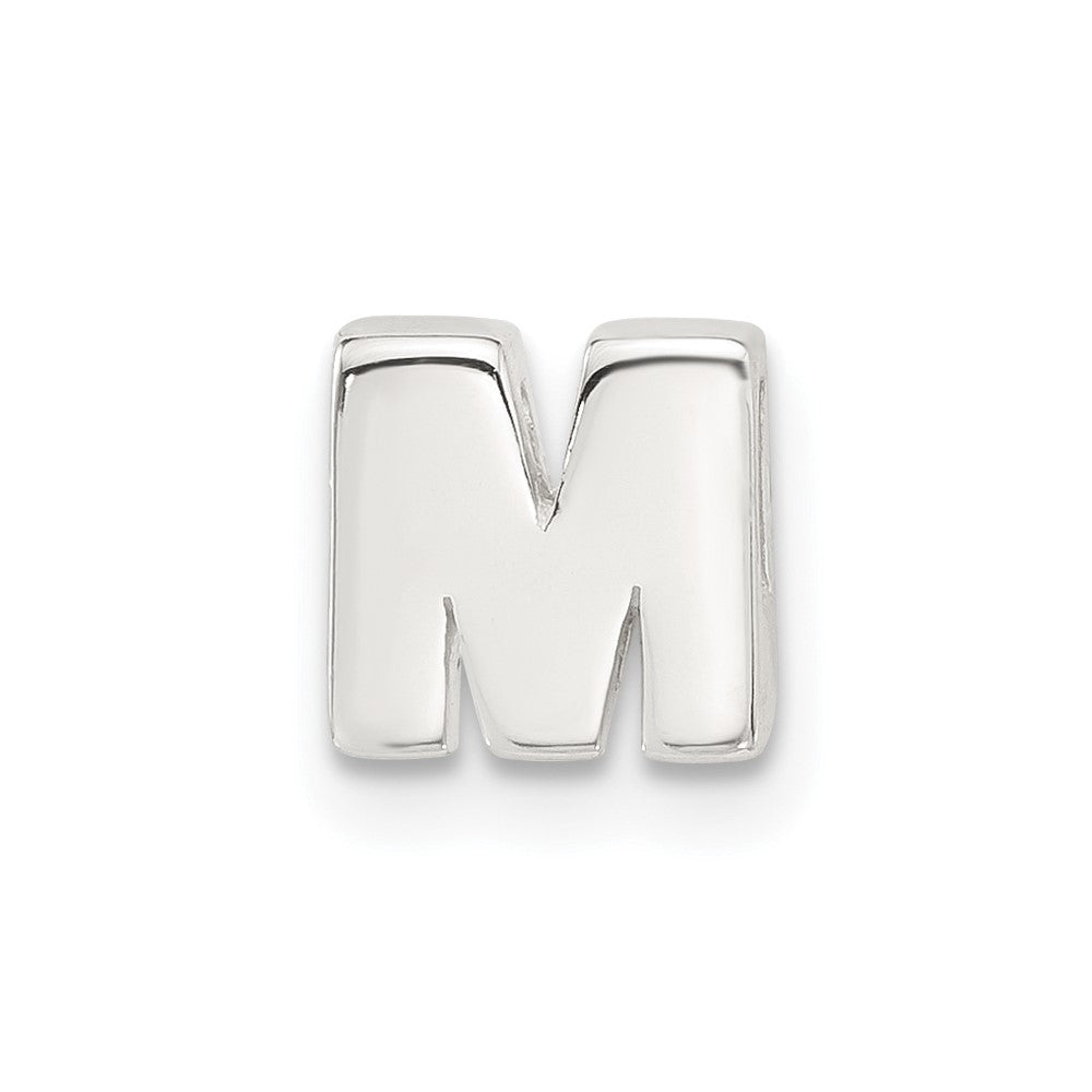Sterlingsilber E-coated Buchstabe M Anhänger Charm