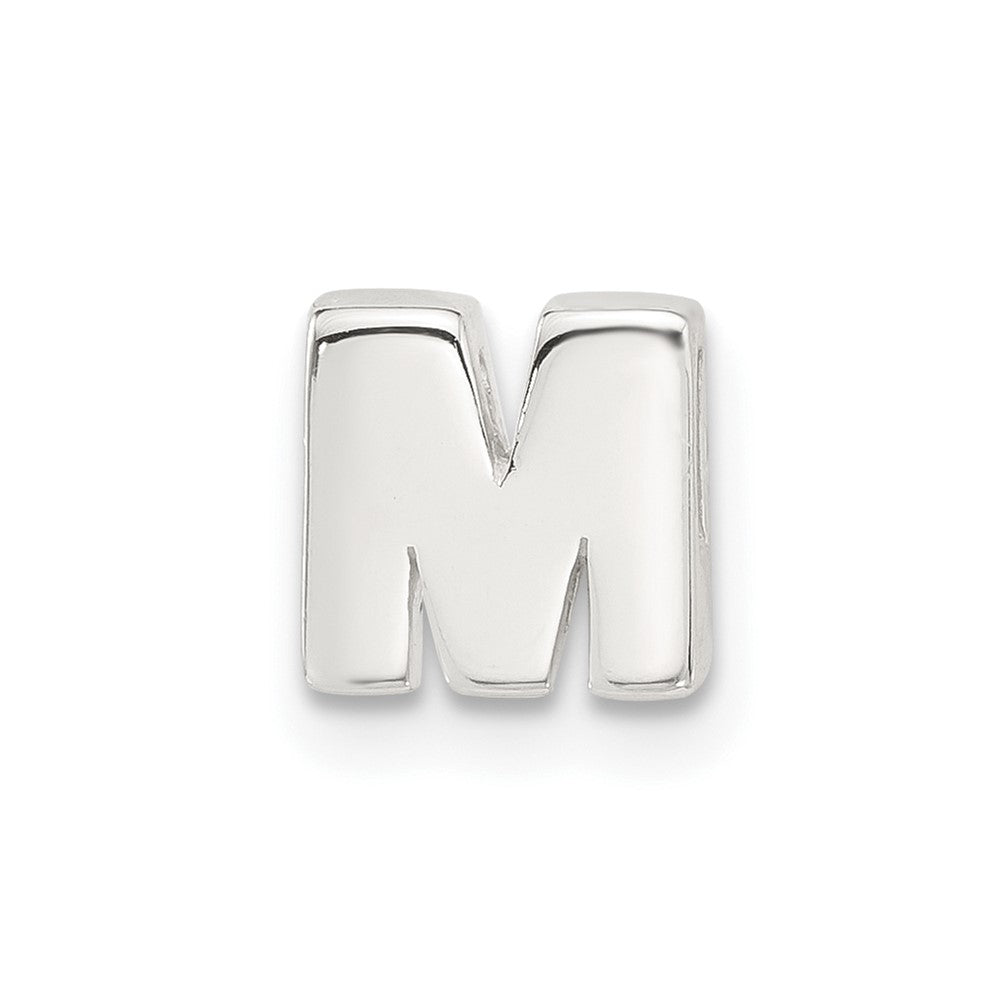 Sterlingsilber E-coated Buchstabe M Anhänger Charm