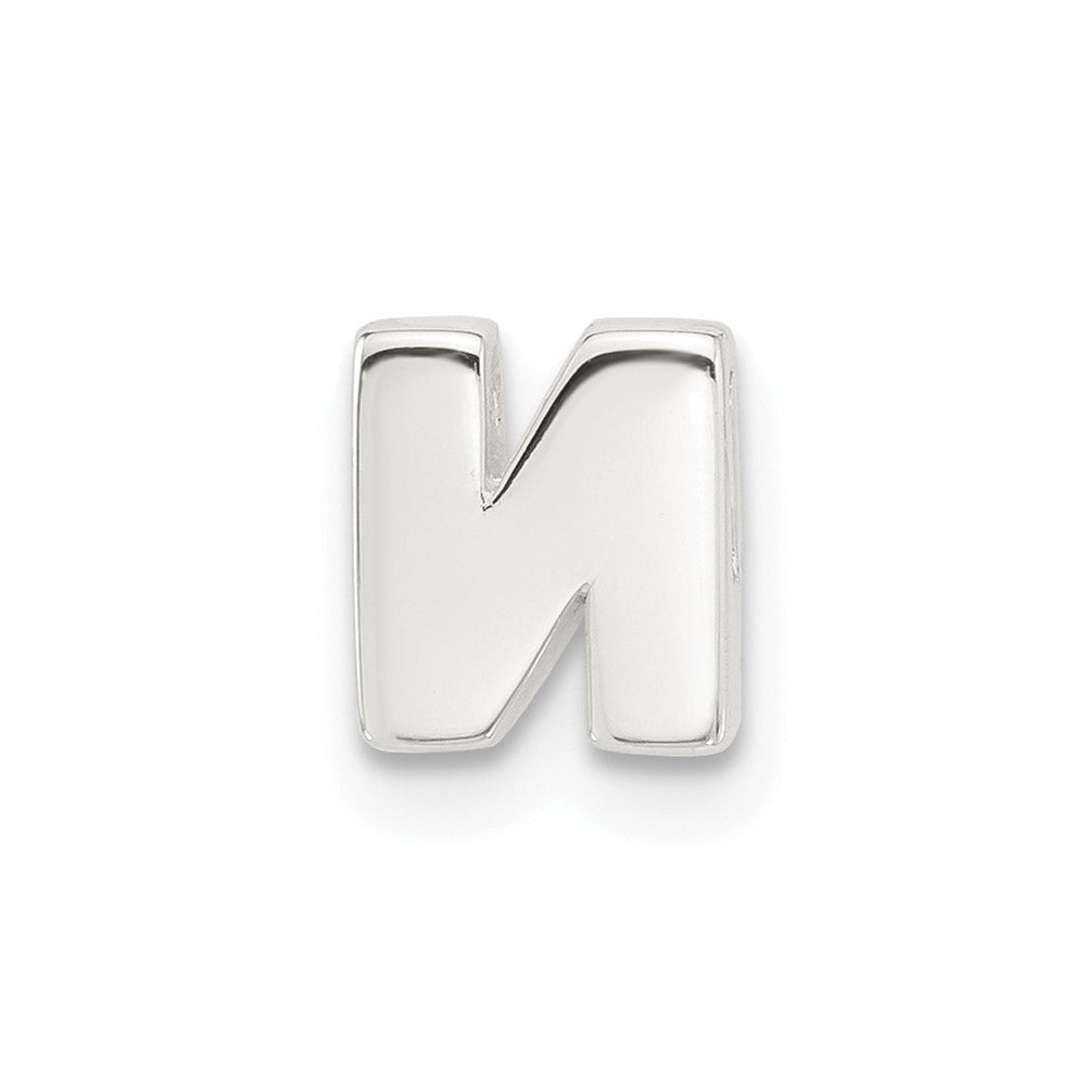 Sterlingsilber E-coated Buchstabe N Anhänger Charm