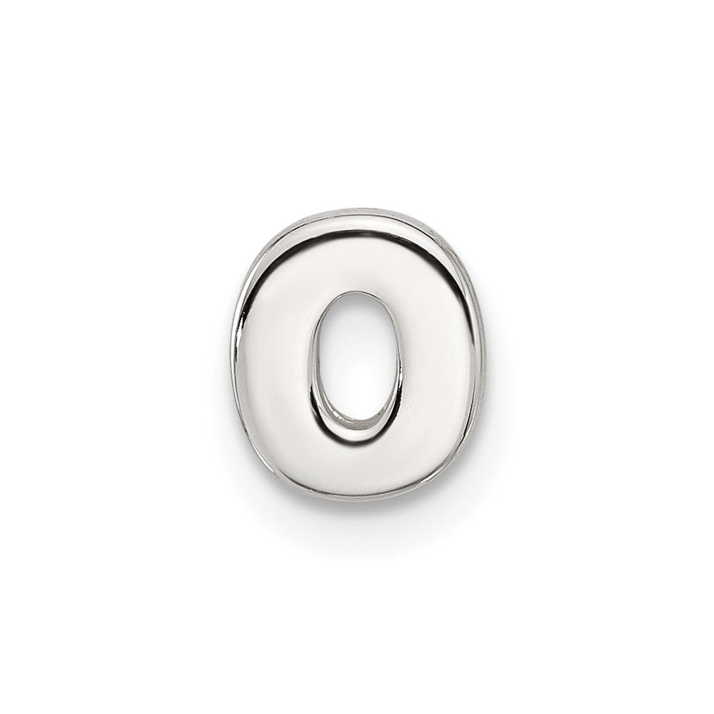 Sterlingsilber E-coated Buchstabe O Anhänger Charm