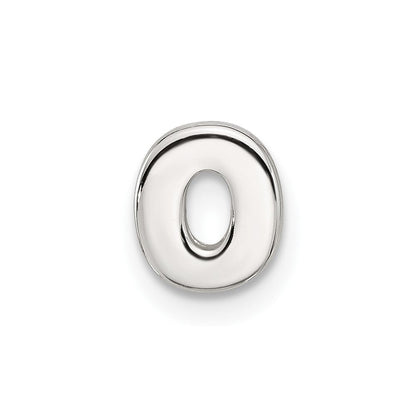 Sterlingsilber E-coated Buchstabe O Anhänger Charm