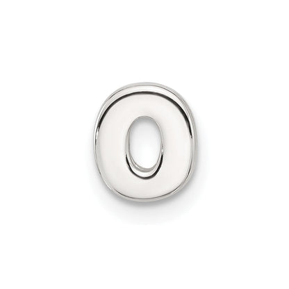 Sterlingsilber E-coated Buchstabe O Anhänger Charm