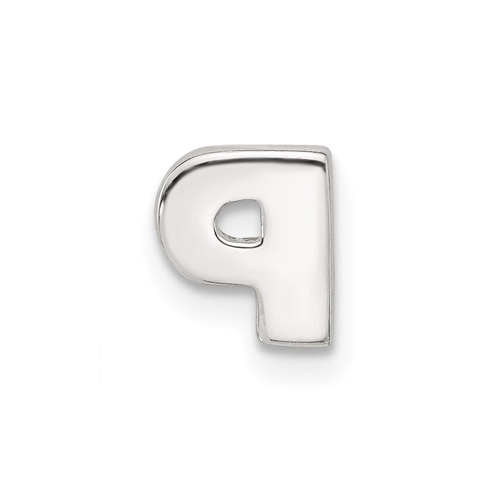 Sterlingsilber E-coated Buchstabe P Anhänger Charm