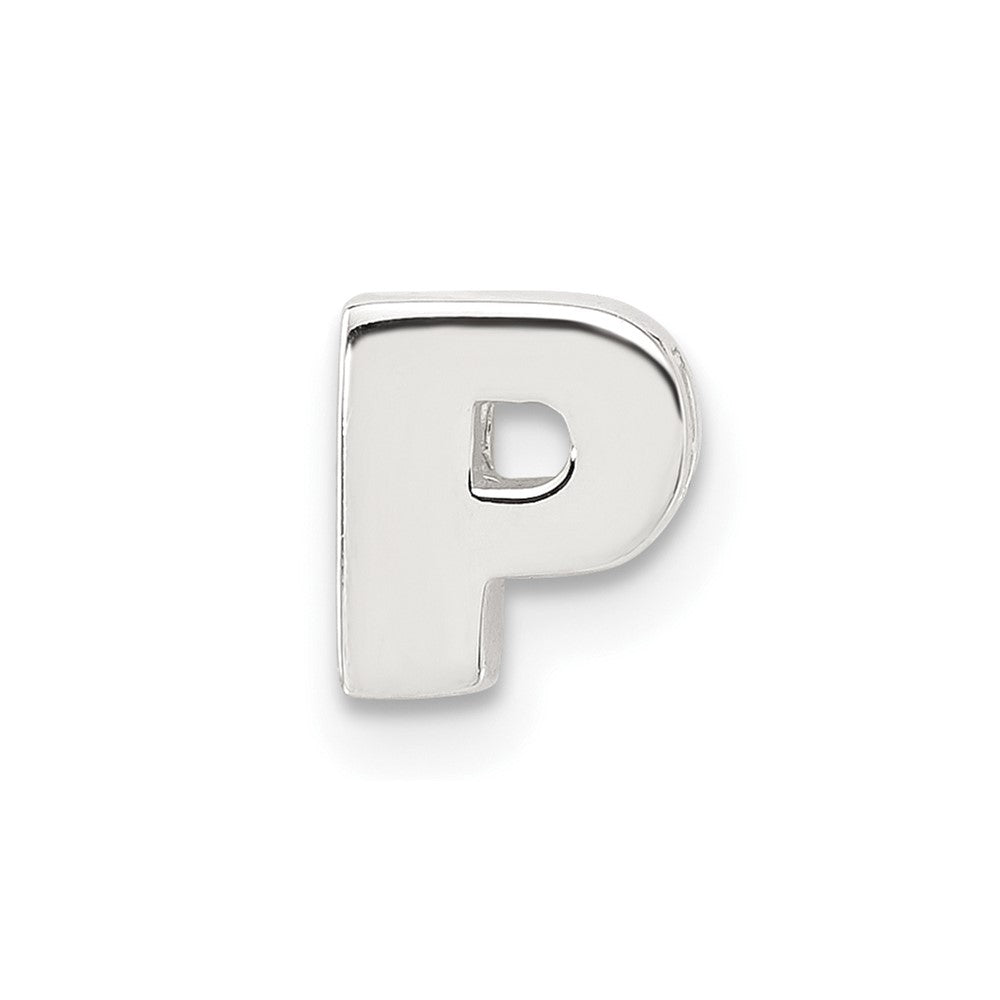 Sterlingsilber E-coated Buchstabe P Anhänger Charm