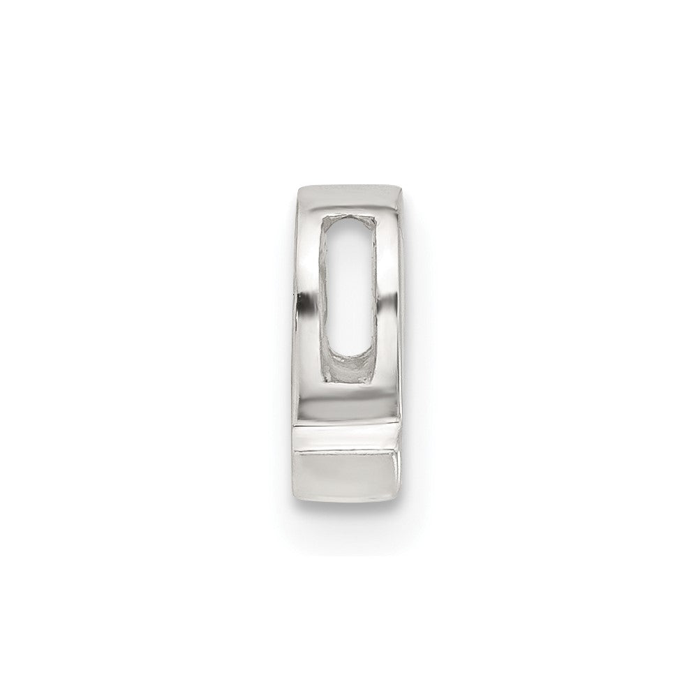 Sterlingsilber E-coated Buchstabe Q Anhänger Charm