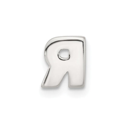 Sterlingsilber E-coated Buchstabe R Anhänger Charm